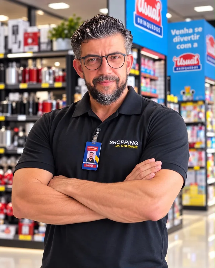 Daniel, diretor do Shopping da Utilidade